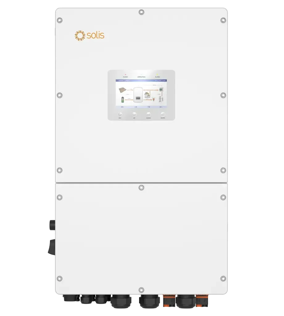 Гібридний інвертор Solis S6-EH3P50K-H (50 кВт, 3 фази, 4 MPPT, HV)